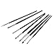 7pcs Nail Art Painting Acrylic UV Gel Salon Pen Flat Brush Kit Set Dotting Tool