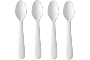 CARIBOU LIVING Children Kids Baby Toddler Cutlery Set IKEA Kalas Replacements Colour Choice 4pcs Cream Spoons BPA Free