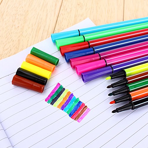Waschbar Aquarell Stifte Farbig Bleistift Set Marker Malerei Zeichnung Kunst Zubehör Für Kinder Erwachsene Malbuch Zeichnung Skizzieren ( Farbe : 12 Colors ) - 7