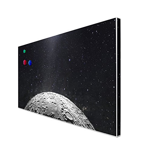 banjado – Design Magnetwand Memoboard 78cm x 37cm quer mit Motiv Mondlandschaft - 3
