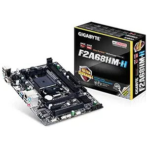 GIGABYTE AMD A68, FM2+ and FM2 Socket,Ultra Durable Motherboard with Native USB 3.0 and SATA3 Ports with RAID Support, and Dedicated Audio Zone (GA-F2A68HM-H)