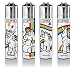 Produktbild Clipper Feuerzeuge - Einhörner - 4er Set