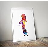 Disney inspirierte Aladdin, Aladdin drucken A4 8,3 x 11,7 Zoll