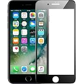 Elfia Apple iPhone SE 2020 ile Uyumlu Ekran Koruyucu Nano Tam Kapatan, Fib Siyah