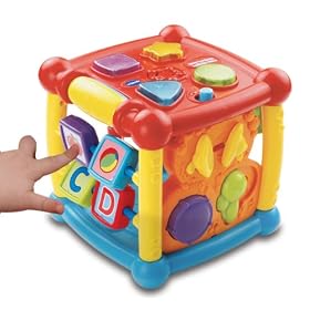 Vtech- Kid Baby Cube d&rsquo;éveil, 80-150505 – Version FR