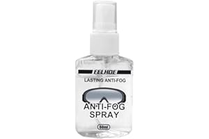 KANGMEILE Anti Fog Spray for Glasses, 60ml Eyeglass Lens Cleaner Long Lasting Defogger Anti-Fog Spray for Swim Scuba Dive Lens Cleaner Glasses Spray Mist, Intensive Anti-Mist Spray for Helmet Visors, Mirrors