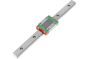 Ouitble Miniaturowa szyna przesuwna MGN12H 150 mm miniaturowa prowadnica liniowa prowadnica liniowa suwak szyny ze stali nierdzewnej