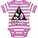 Produktbild Shirtracer Anlässe Baby - Error 404: Costume Not Found - 3-6 Monate - Pink/Naturweiß - BZ10S - Gestreifter Kurzarm Baby-Strampler/Body Für Jungen und Mädchen