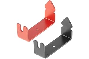 SUPERFINDINGS 2 Outil de Séparation de Corde d'arc Séparateur de Corde d'arc Installation d'un Viseur Peep Accessoires de Tir à l'arc Noir et Rouge pour Arc à Poulies D'Installation de Viseur Peep