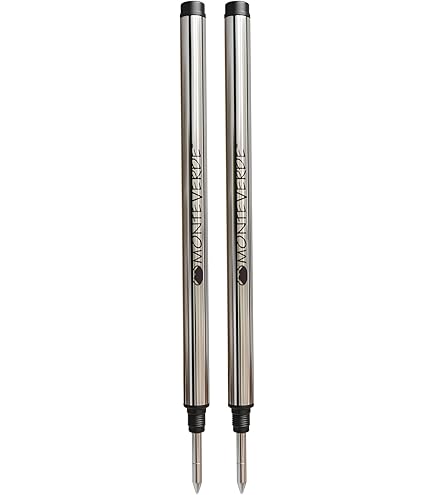 Schmidt 5888 Ceramic Rollerball Metal Tube Refill Broad Point 1.0mm, Black, 2 Pack Blister (SC58106): Pen Refills - View #9