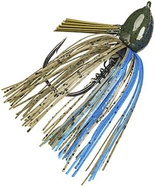 Strike King Lures Hack Attack Fluoro 5/0 Hook 1/2 oz Okeechbee Craw Flipping Jig (Per 1)
