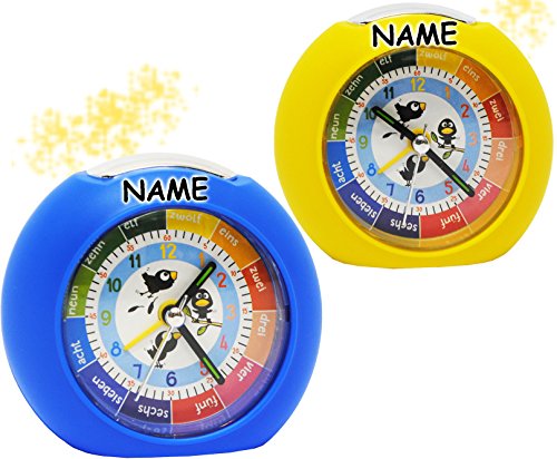 Kinderwecker / Lernwecker – “ mit LICHT + -1 Minuten Schritten “ – Anzeiger – für Kinder Wecker – Alarm für Jungen und Mädchen – Analog Lernuhr – Schulanfang / Schultüten Geschenk - 3