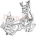 Produktbild Deep Red Cling Stamp Rudolph Reindeer