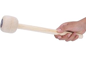 WANDISY Verrückter Robuster Bass Drum Mallet Stick mit Percussion Marching Band Zubehör aus Wollfilz