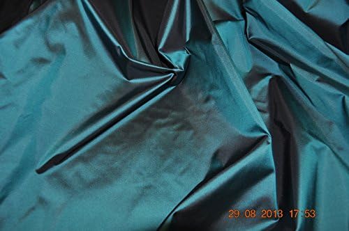 Pure silk taffetta, 140 cm, jade green, sold by the meter