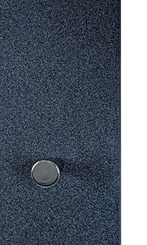 HAKU Möbel 42550 Wandgarderobe Stahl, MDF, granitoptik / chrom nickel, 5.5 x 80 x 30 cm - 2