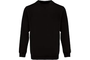 WORK IDEA Sweat-Shirt à col Rond pour Homme, vêtement de Travail, Pull Basique pour Homme