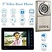Produktbild WWAVE 7-Zoll-Wired Video Telefon Türklingel Türsprechanlage mit Zwei-Wege-Audio 800TVL Outdoor-IR-Kamera Night Vision entsperren