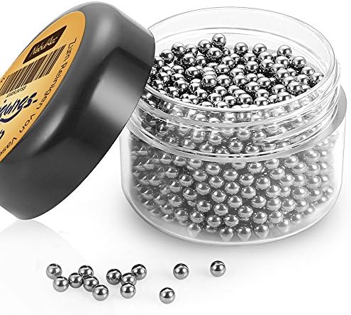 Nebulacc 1,000 Reusable Stainless Steel Cleaning Ball for Glass Jars Vases, Decanters, Decanters, Bottles etc.