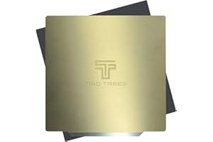 ETLEPHE Two Trees Remozione Spring Steel Pei Foglio di Stampa Letto 220 x 220 mm + Etichetta Magnetica con Schienale Adesivo per Stampa 3D Creality Ender 5, A8, A6, Xy-2