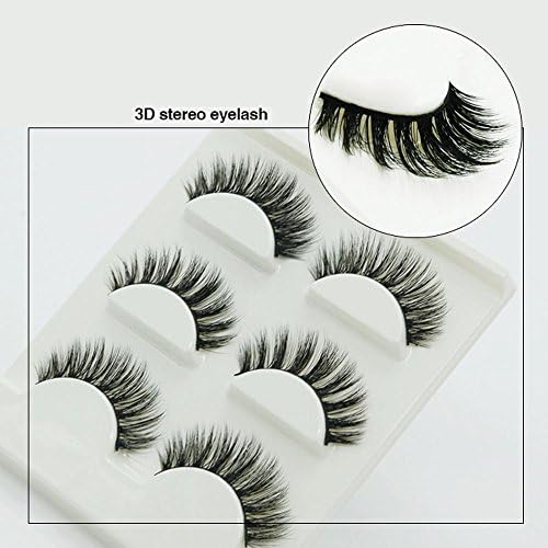 Natural amazing 3D stereo multilayer false eyelash pure hand made eyelash (3 pairs) 3D-36
