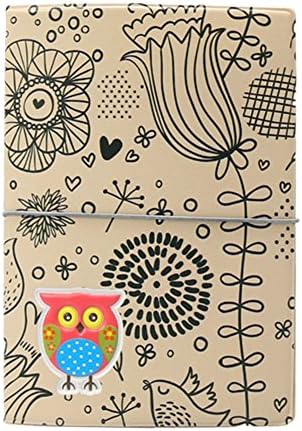 MISITE 3D Cartoon Owl PU Leather Passport Cover Holder Pockets ID Bag Cards Folder