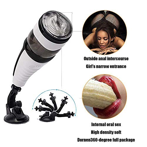 Preisvergleich Produktbild D&M Push-Massagegerät Leistungsstarkes vollautomatisches, wiederaufladbares automatisches USB-Teleskop für Männer Aspiration