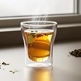 Deconox &Ccedil;ift Cidarlı Cam Kupa Bardak, 200ml, 250ml ve 350ml Se&ccedil;enekli, Isı Yalıtımlı Borosilikat Kahve ve &Ccedil;ay Bardağı, El Yak