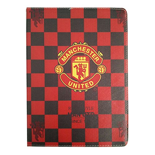 [ Case for ipad Air 2 ] ipad Air 2 Flip Case , UK-Cherry Real Madrid Barcelona Chelsea Manchester United AC Milan Liverpool Arsenal Football Team Team Logo Pattern Design Series Flip PU Leather Case Cover for Apple ipad Air 2 ( Manchester United )