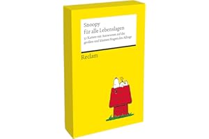 Snoopy für alle Lebenslagen. 52 Karten mit Antworten auf die großen und kleinen Fragen des Alltags (Kartenbox): Die besten Lebensweisheiten der Peanuts von Charles M. Schulz – Handliche Kartenbox