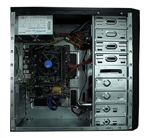 SNOGARD Officeline Komplett Set | Intel® Core i5-7400 4x 3000MHz Quad-Core, Intel HD Grafik, 8GB DDR4 RAM, 1000GB HDD, DVD±RW, Microsoft Windows 10 Pro | Advanced Multimedia Desktop Computer + HD Monitor + WLAN + Wireless Tastatur & Maus - 3