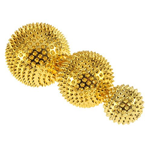 Preisvergleich Produktbild Thinkmax Palmen Drücken Acupoints Magnetverschluss Hand Akupunktur Ball Nadel Massagegerät Health Care