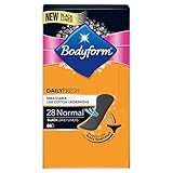 Bodyform Black Normal Panty Liner 28Pk