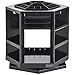 Beautify 360° Rotating Makeup Cosmetic Storage Organiser - Black