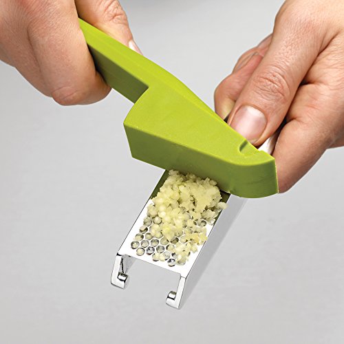 Joseph Joseph JJ20067 Easy Press Leicht zu reinigende Knoblauchpresse, grün - 4