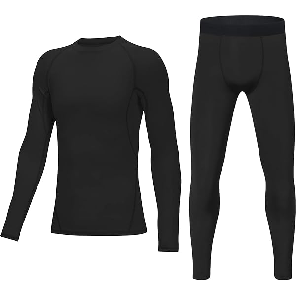 Kinder Thermounterwäsche 2-teilig – Sport-Set Aus Schnelltrocknendem Funktionsmaterial, Für Ski & Winter
