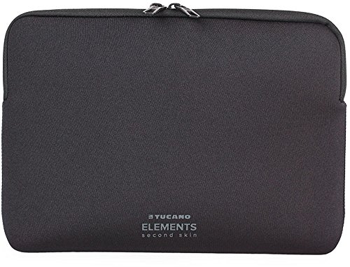 Tucano Second Skin New Elements Neopren Hülle für 30,5 cm (12 Zoll) Apple MacBook schwarz
