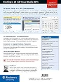 Image de Einstieg in C# mit Visual Studio 2015: Ideal für Programmieranfänger geeignet