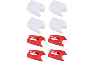 EIHI puntina giradischi Universali, puntina giradischi universale, puntina per grammofono, puntina di ricambio giradischi, aghi per giradischi per la Maggior Parte Grammofoni, 4 pezzo