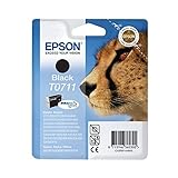 Epson Original T0711 Tinte Gepard, wisch- und wasserfeste...