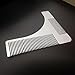 SZTARA Stainless Steel Beard Shaping Styling Template Facial Hair Trim Comb