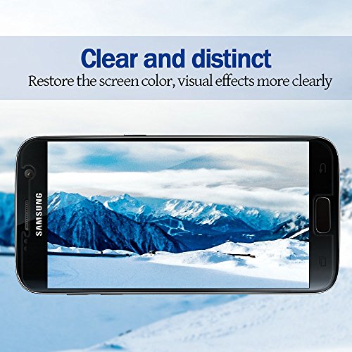  3-Unidades  Protector de pantalla Galaxy S7  Hootech Cristal Vidrio Templado Premium Para Samsung Galaxy S7  no para Galaxy S7 Edge 