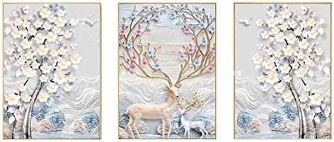 Diamond Painting,5D Diamond Embroidery Drill Round Diamond Point Diamond Cross Stitch DIY For Living Room Bedroom Dining Room Home Decor,120*55cm