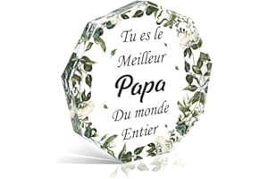 CRAHALEN Cadeau Fete des Peres Cadeau Papa Cadeau Anniversaire Papa Cadeau Noel Papa Idée Cadeau Papa Cadeau Papa Original Cadeau Personnalisé Papa Cadeau Fete des Peres Idee Cadeau Homme Original Acrylique