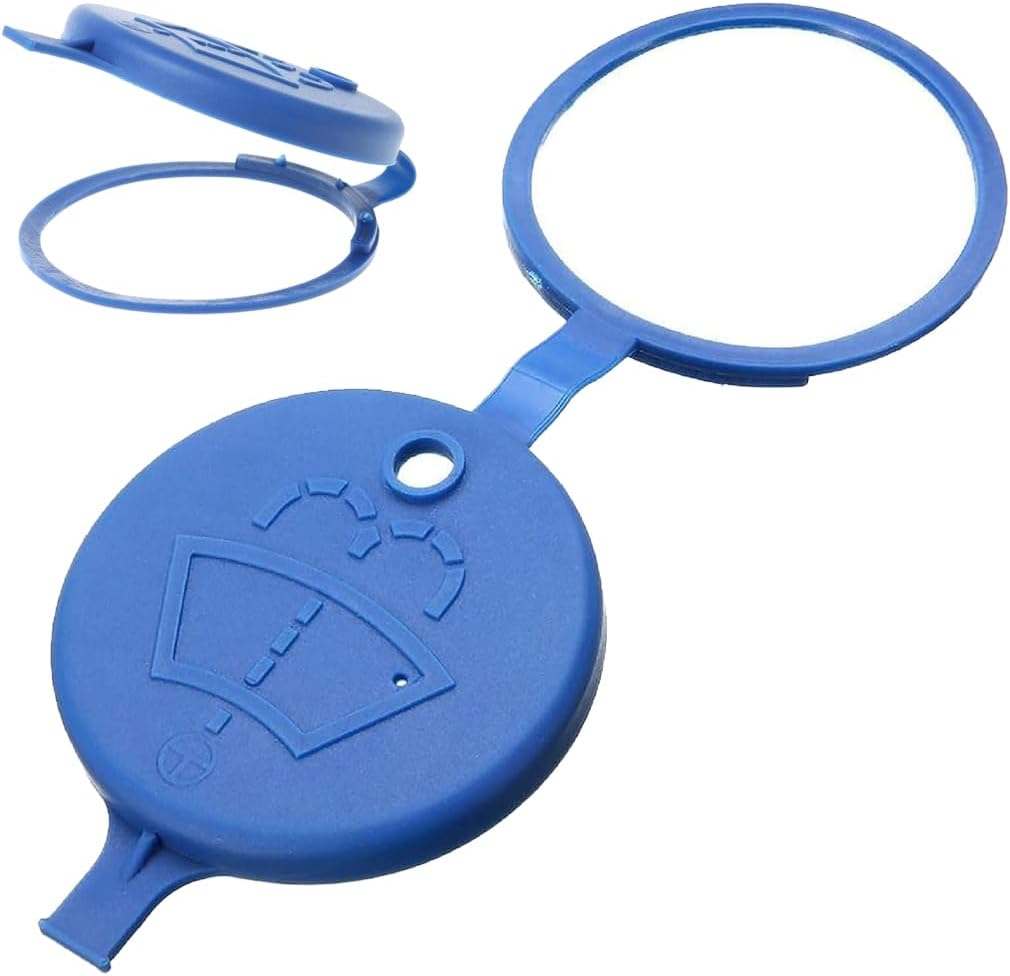AEUXZA Tapa del Depósito de Líquido Lavaparabrisas, Cubierta para Tanque de Limpiaparabrisas, Repuesto para Depósito de Lavaparabrisas, Compatible con Peugeot 2008 3008 01 307 308 408 508L