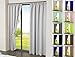 Produktbild Maßgeschneiderte hochqualitative schwere Verdunklungsgardine Thermogardine, mit Universalband, Maßanfertigung von 70cm bis 330cm Höhe, Light Grey (225cm)