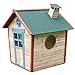 Price comparison product image Redwood Lodge Childrens Wooden Playhouse - Painted Garden Crooked Wendy Play House (Thicker Fir Wood) 5' x 4'