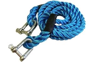 ‎HP AUTOZUBEHÖR HP-Autozubehör 10295 Abschleppseil 4000kg Schäkel/Schäkel