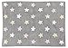 Lorena Canals Tricolour Stars Washable Rug (Grey/Pink)
