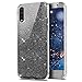 Produktbild Homikon 360 Grad TPU Silikon Hülle Bling Glänzend Glitzer Strass Schutzhülle KomplettDurchsichtige Handyhülle Fullbody Vorne Hinten Rundum Etui Kompatibel mit Samsung Galaxy A50 - Schwarz